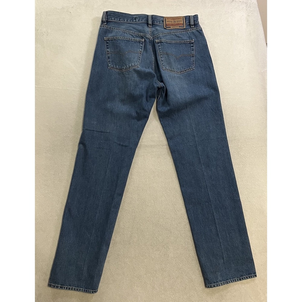 Diesel Jeans Men's 34 (Fits 32x33) Medium Wash Blue Made in Italy Keetar 708